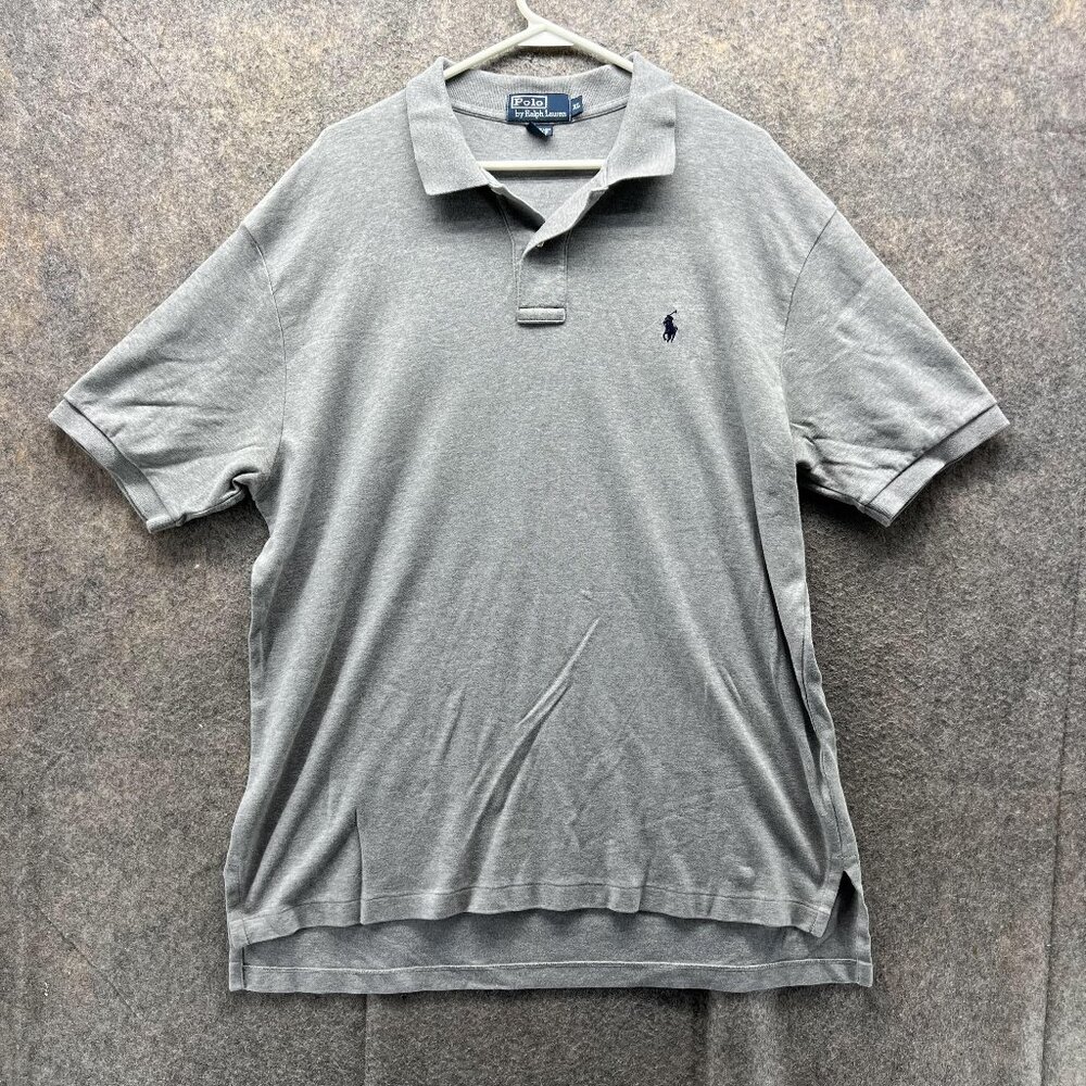 Polo by Ralph Lauren Gray Men's Polo Shirt